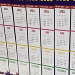 001:50 A3 Calendars